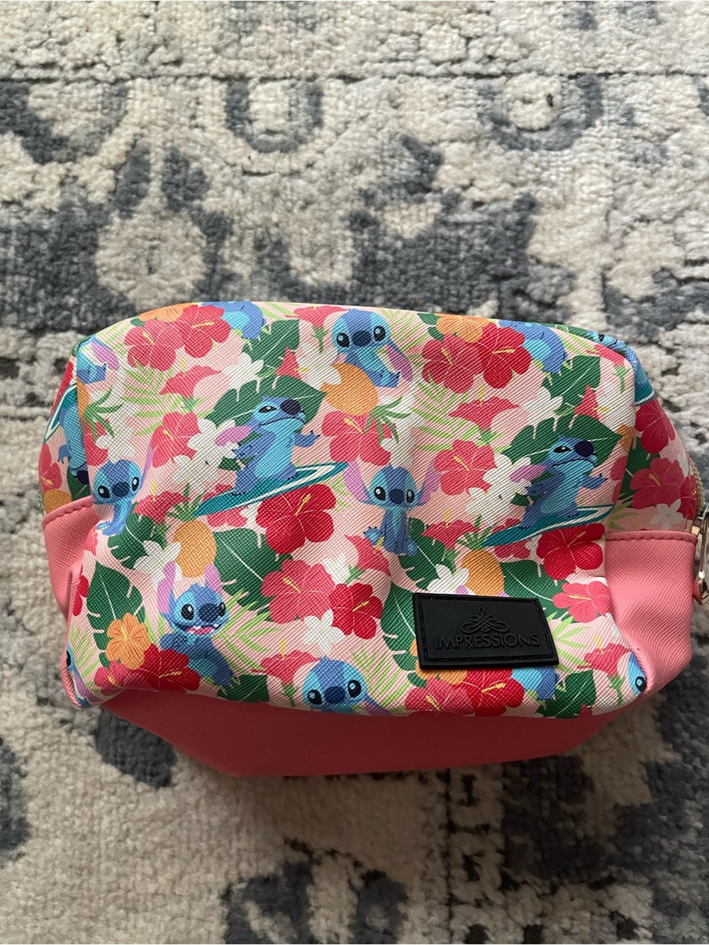 Stitch makeup bag